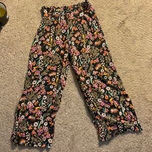 Floral Patterned Pants